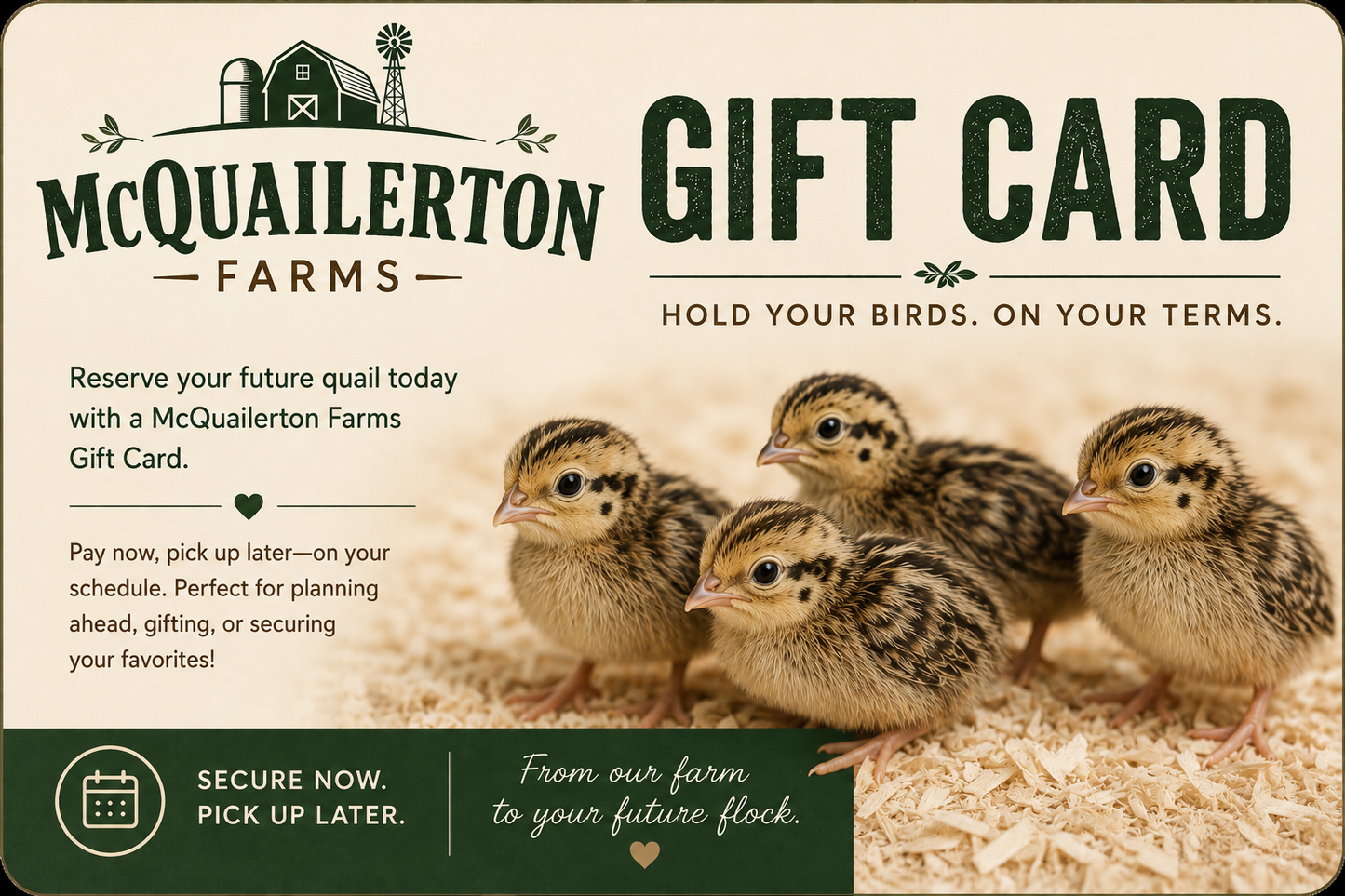 McQuailerton Farms E-Gift Card